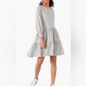 Kate Spade Light Gray Long Sleeve Dress